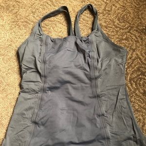 Lululemon top dark grey